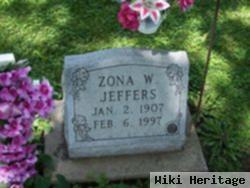 Zona W. Reno Jeffers