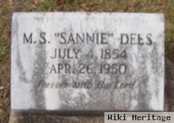 Margaret Susanna "sannie" Dees