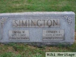 Emma W Walker Simington