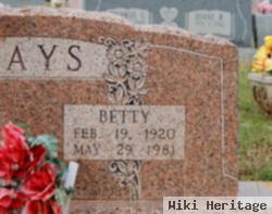 Betty Hays