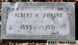 Albert H Forste