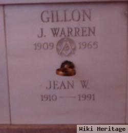 J Warren Gillon