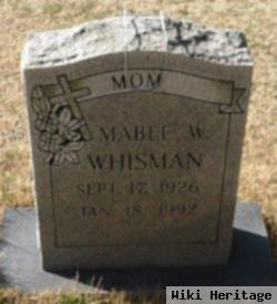 Mabel W. Whisman