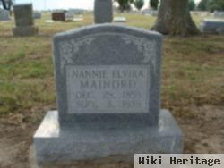 Nancy "nannie" Elvira Moore Mainord