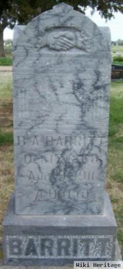 Benjamin A Barritt