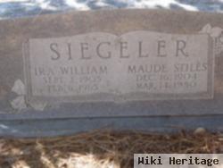 Maude Stiles Siegeler