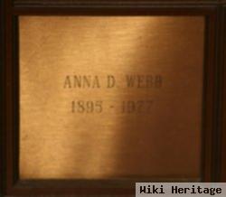 Anna D Webb