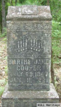 Martha Jane Mcfall Cooper