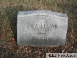 Sara H "sadie" Plank