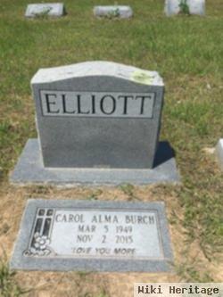 Carol Alma Elliott Burch