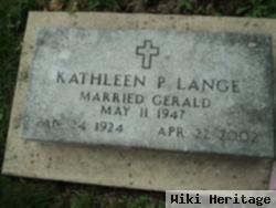 Kathleen P "kay" Olson Lange