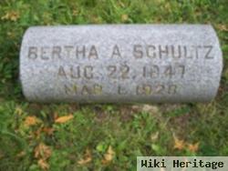 Bertha A Schultz