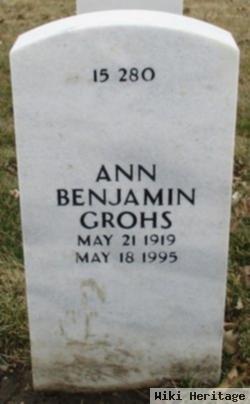 Ann Benjamin Grohs