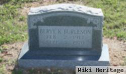 Beryl Fay Kyzar Burleson