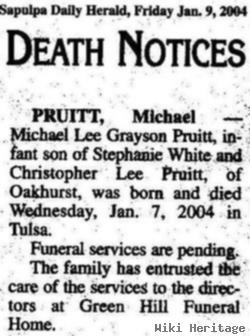 Michael Lee Grayson Pruitt