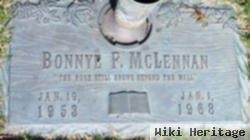 Bonnye F Mclennan