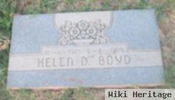 Helen D Boyd