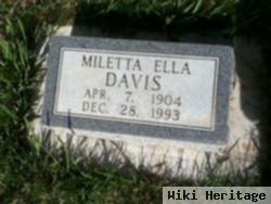 Miletta Ella Bacon Davis