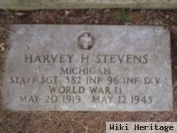 Sgt Harvey H Stevens