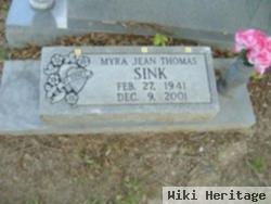 Myra Jean Thomas Sink