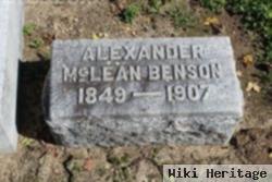 Alexander Mclean Benson