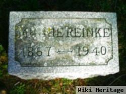 Wilhelmina "minnie" Hausbeck Reinke