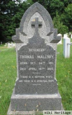 Rev Thomas Mallaby