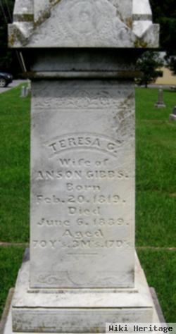 Teresa G Gibbs