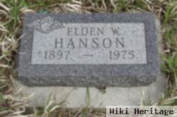 Eldon W. Hanson