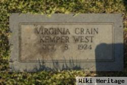 Virginia Crain/kemper West