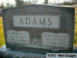 Dorothy M Adams