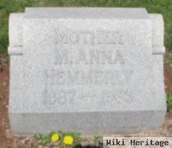 Mary Anna Allgaier Hemmerly