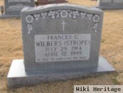 Frances G Wilbers Strope