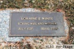 Loraine E Reinhardt Winte