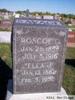 Roscoe Dowden "ross" Savage