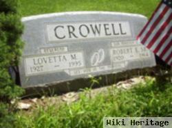 Robert E Crowell, Sr