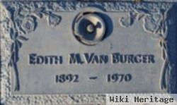 Edith M Van Burger