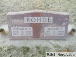 Mayme T. Anderson Rohde