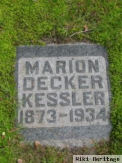 Marion Decker Kessler