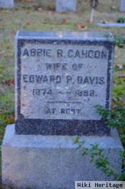 Abbie R Cahoon Davis