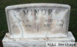 Bertha M. Minor