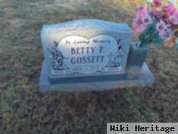 Betty Florence Barker Gossett