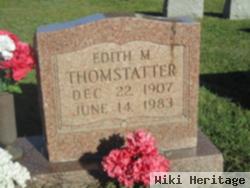 Edith M. Lewis Thomstatter