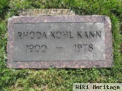 Rhoda Caroline Kohl Kann