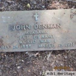 Pfc John Denman