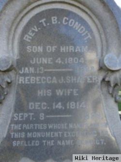 Rebecca Jane Shafer Condict