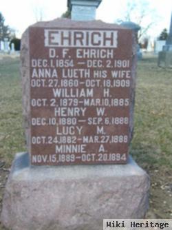 Henry W Ehrich