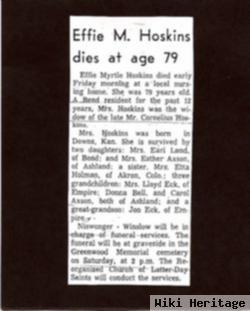 Effie Myrtle Coop Hoskins