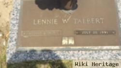 Lennie W Talbert