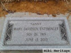 Mary Belle "nanny" Davidson Entsminger